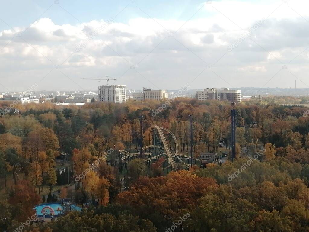 Vew from the height of Kharkiv, Ukraine