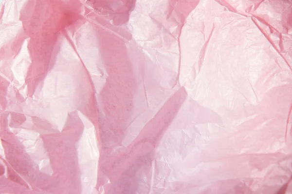 Fundo Rosa Brilhante Abstrato Papel Artesanal Multicolorido Espremido — Fotografia de Stock