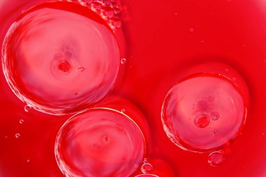 Abstract bright light red background. Red blood cell