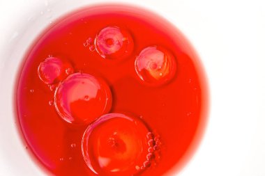 Soyut parlak kırmızı arkaplan. Kırmızı kan hücreleri. Kapat.