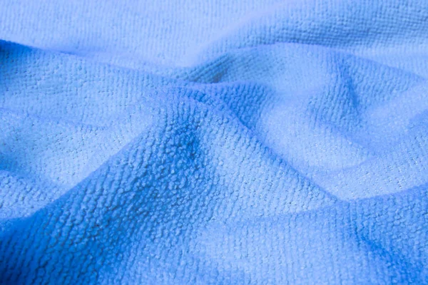 푸르고 부드럽고 가벼운 텍스처 면직물 — 스톡 사진