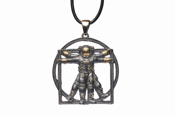 Uzaklaştırılmış bir uzaylı astronot figürü.