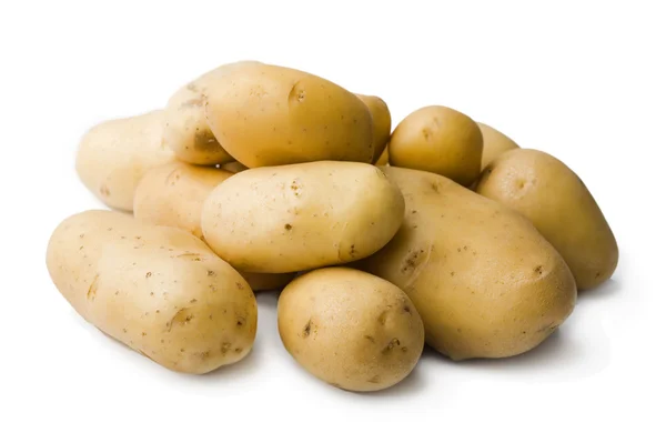 stock image potatoes isolated on white