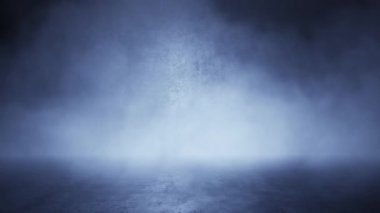Arka planda parlak metal bir zeminde renkli neon ışıkları olan Prodüksiyon Spotlight arka planı. 3B Canlandırmalar