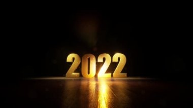 Altın 2022 Mutlu yıllar - Mutlu yıllar 2022 