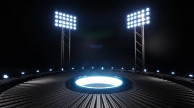 Parlak ışıklı spor arkaplanı