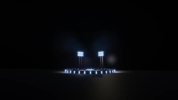Sports Background Bright Lights — Stockvideo