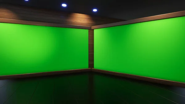 Haber Stüdyosu, TV programları için arkaplan .tv Wall3D Sanal Haber Stüdyosu Arkaplanı, 3D illüstrasyon
