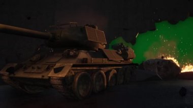 Yeşil Ekran Arkaplanıyla Savaştan Sonra 4K