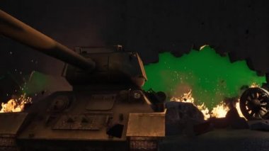 Yeşil Ekran Arkaplanıyla Savaştan Sonra 4K