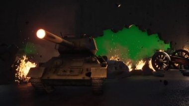 Yeşil Ekran Arkaplanıyla Savaştan Sonra 4K