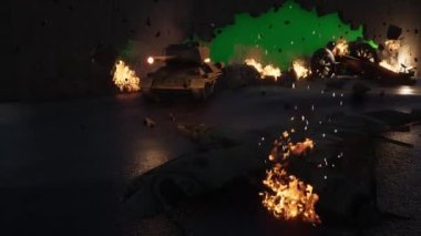 Yeşil Ekran Arkaplanıyla Savaştan Sonra 4K