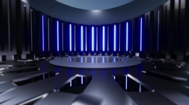 Yuvarlak platform, Sanal eğlence stüdyosu arka plan