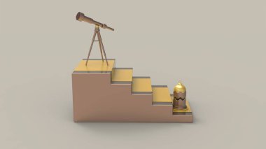 3D Ramazan Kareem Arkaplanı, 3d illüstrasyon