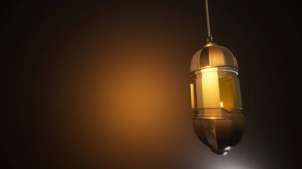 Antecedentes Linterna Del Ramadán Representación — Foto de Stock