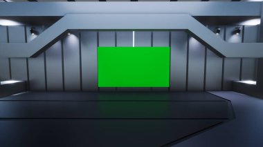 3D Sanal TV Stüdyo Haberleri, 3D illüstrasyon