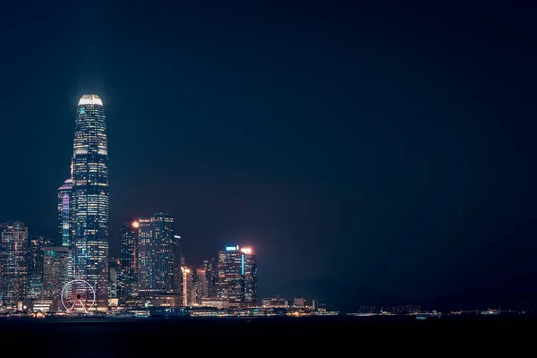 Hong Kong Victoria Vista Sul Porto — Foto Stock