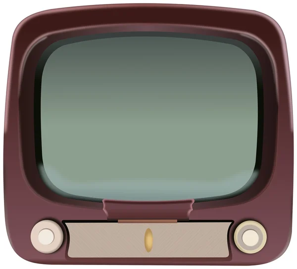 Televisão antiga — Fotografia de Stock
