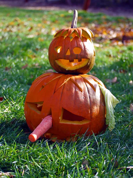Skládaný halloween dýně — Stock fotografie