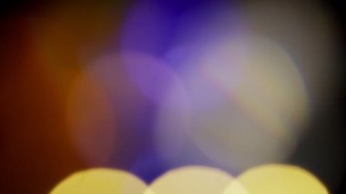 Işık sızıntısı 4K görüntüler, mercek parıltısı bokeh örtüleri, sönmüş flaş ışını alev arka planı