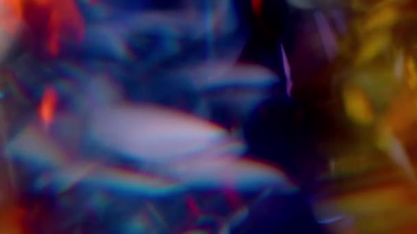 빛은 유기 렌즈를 누출하고 굴절된 희미 한 효과 배경 애니메이션 장면은 일시적 인 변화를 덧붙인다 — 비디오