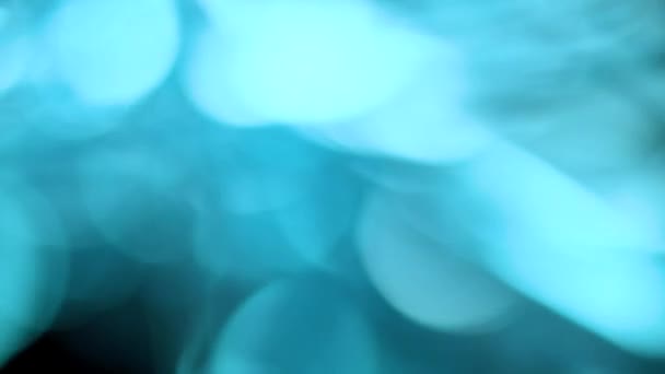 Fuites de lumière lentille organique déconcentrée effet flou arrière-plan animation superpositions transitions — Video