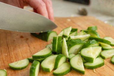 Taze salata, çiğ vejetaryen. yeşil yemek