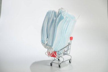 Maske enfeksiyonu, 19 koronavirüsü korudu. satın alma koruyucu