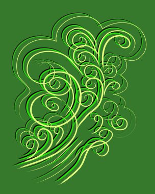 soyut bir ağaç. illüstrasyon.