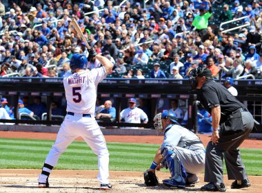 david wright new york mets için vuruş