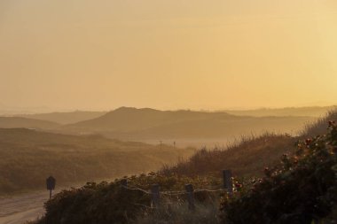 Tinnum, Sylt Almanya 'da güzel bir gün doğumu