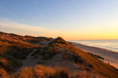 Sylt 'de güzel bir kumul manzarası var.