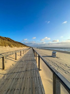 Golden hour in the north of Germany, Sylt clipart