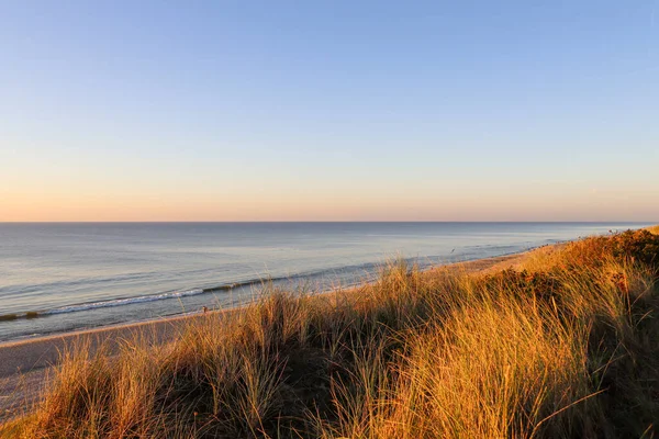 Beau Paysage Dunes Soirée Sur Sylt — Photo