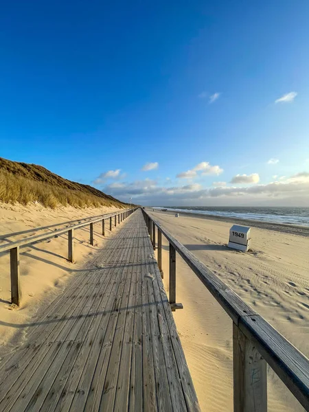 Almanya Nın Kuzeyinde Altın Saat Sylt — Stok fotoğraf