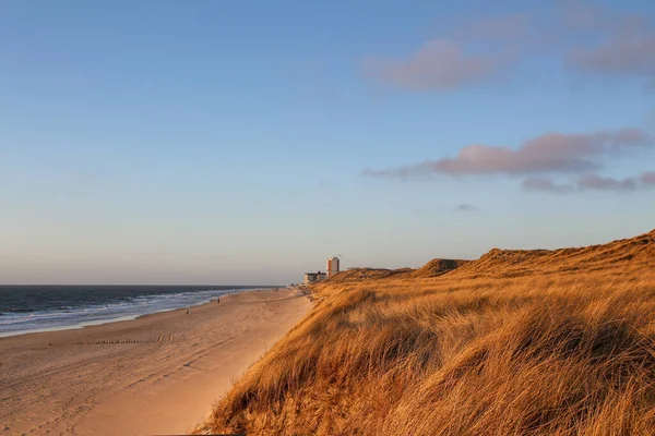 Pôr Sol Ilha Sylt Hora Ouro — Fotografia de Stock