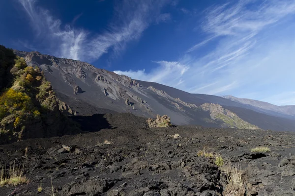 Etna, "Valle del Bove" — Zdjęcie stockowe