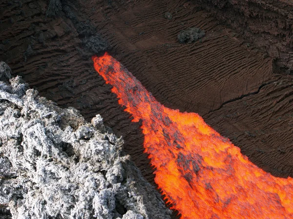 Etna eruption 2004 — Stock Photo, Image