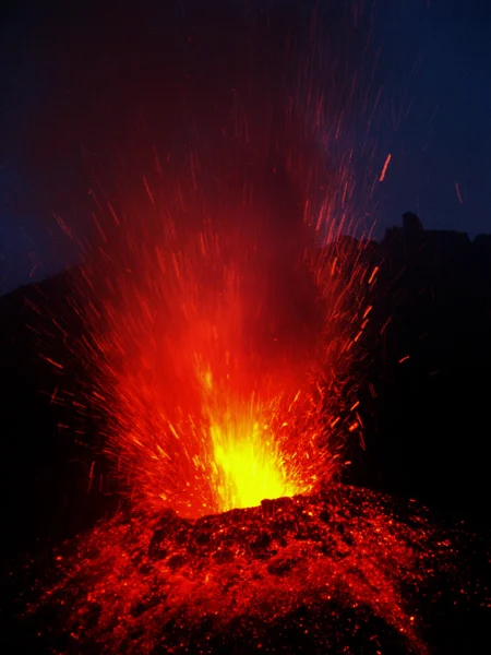 Uitbarsting van de Etna 2006 — Stockfoto