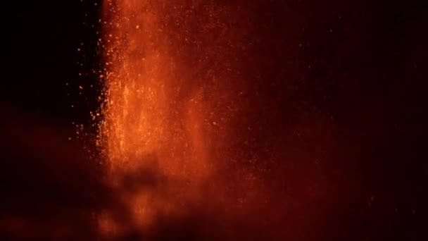 용암 분수 — 비디오