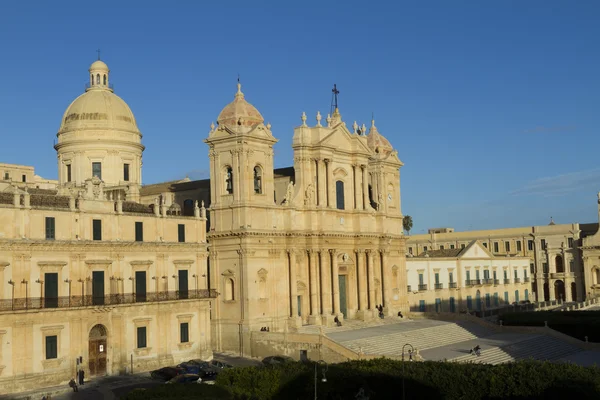 Catedral de San Nicolás, Noto Fotos de stock libres de derechos