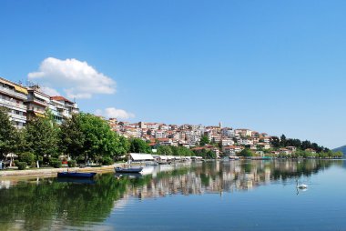 Şehir kastoria-Yunanistan
