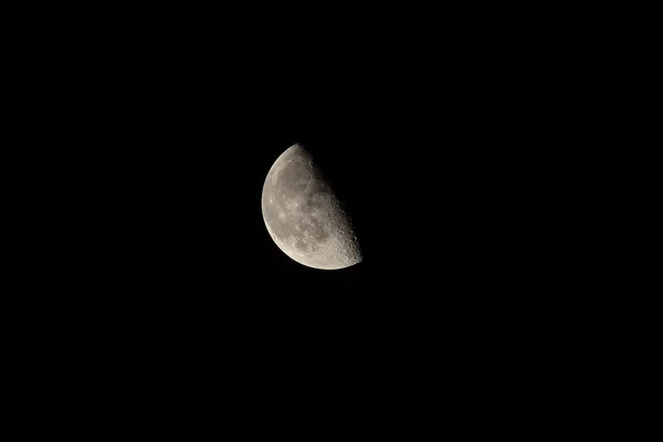 Quarter moon — Stock Photo, Image