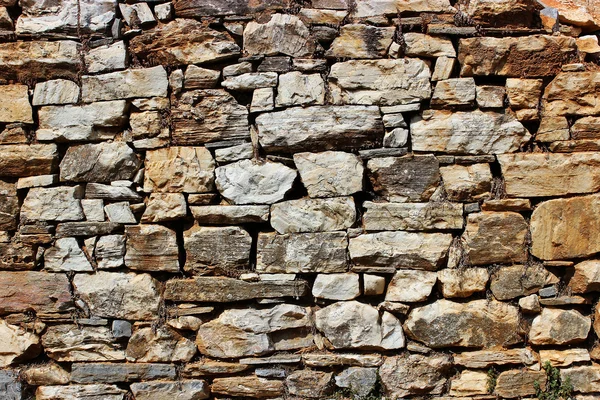 Parede de pedra seca — Fotografia de Stock