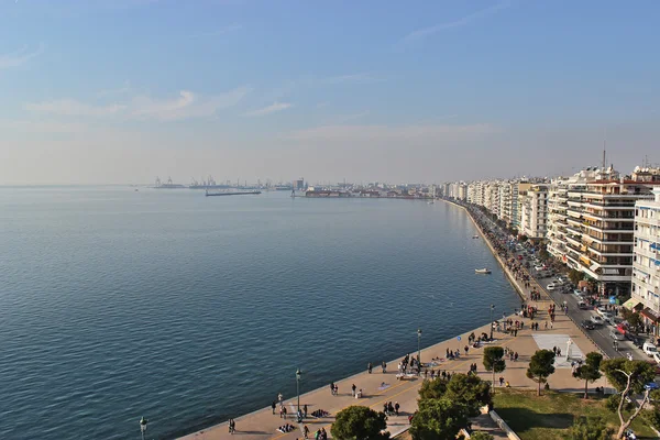 Thessaloniki waterfront Grécia — Fotografia de Stock
