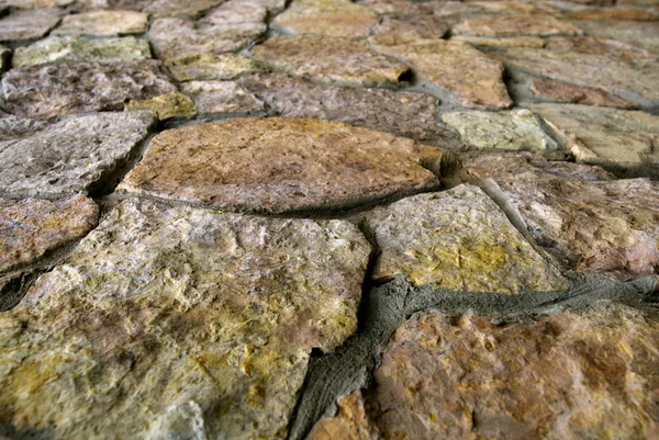 Perspektif içinde taş duvar — Stok fotoğraf