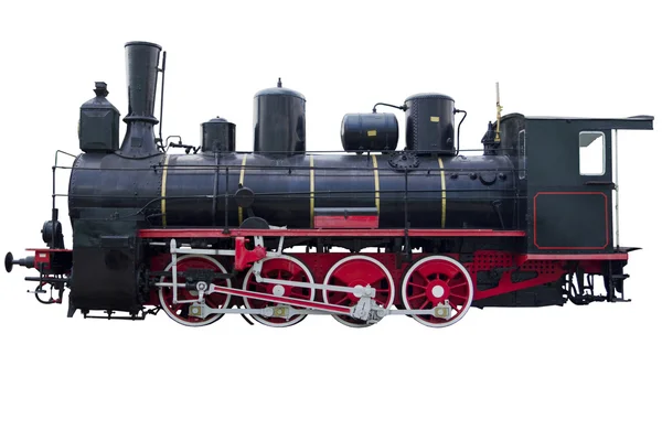 Profiel van:: vintage locomotief — Stockfoto