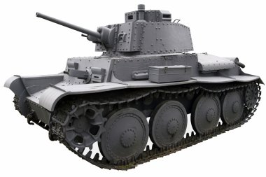 eski gri hafif tank