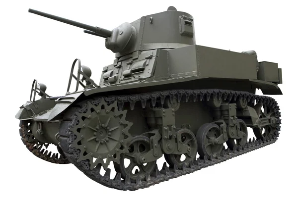 Eski zeytin hafif tank — Stok fotoğraf