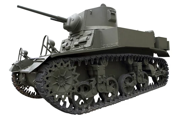 Old olive light tank — Stock Photo, Image